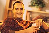 Man relaxing at Home