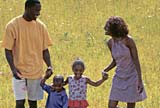 Family in the park
