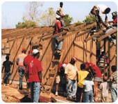 Scotia Volunteers Build Home