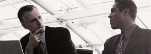 Two business man talking