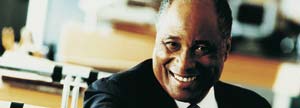 Smiling business man