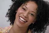Young woman smiling