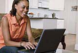Woman at Computer