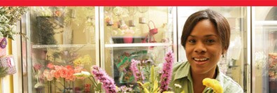 Florist's shop owner