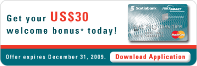 Scotiabank PriceSmart Diamond MasterCard Application Form