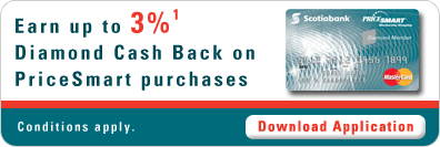 Scotiabank PriceSmart Diamond MasterCard Application Form
