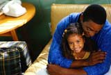 Man holding his daughter