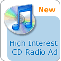 radio ad high interest cd