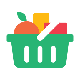 Grocery bag  icon
