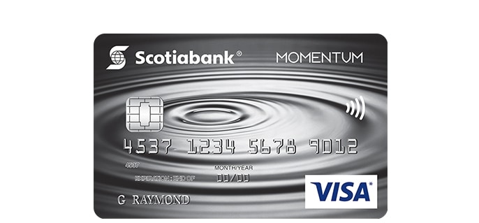 Momentum Visa credit card