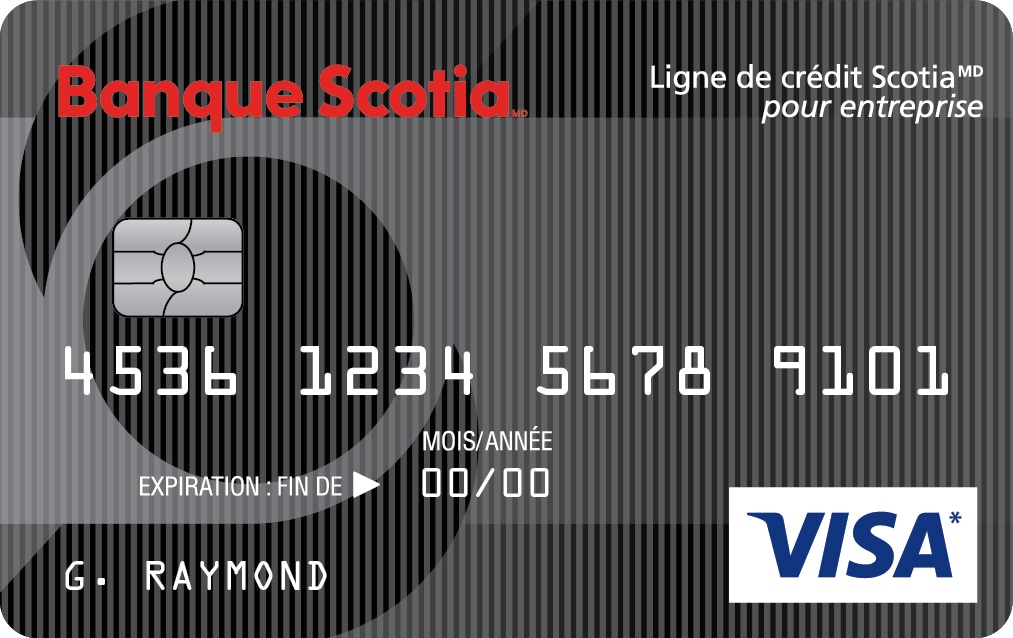 Visa Ligne de crédit Scotia pour entreprise
