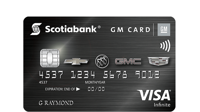 Scotiabank GM Visa Infinite Card image