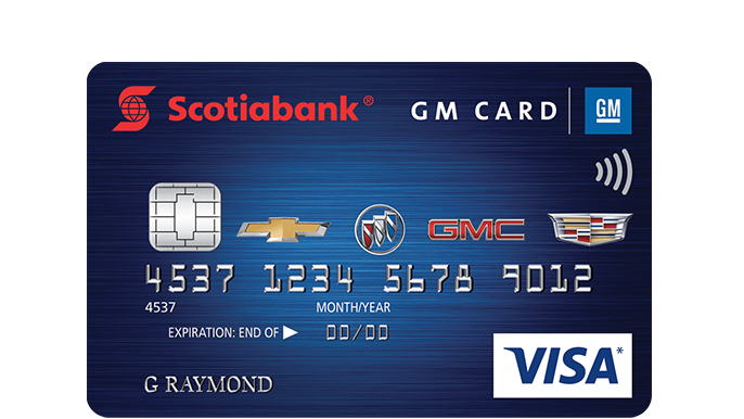 Scotiabank GM Visa Card image