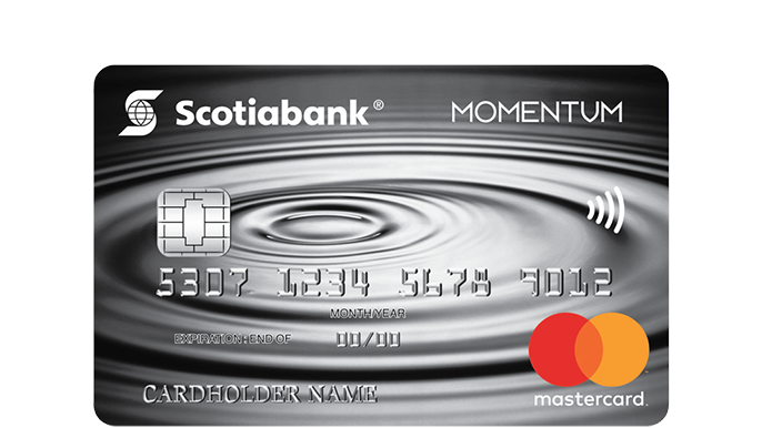 Scotia Momentum Mastercard credit card