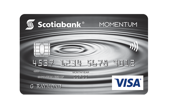 Scotia Momentum No-Fee Visa credit card