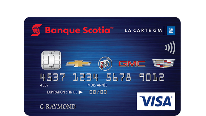 Carte Visa GM Banque Scotia