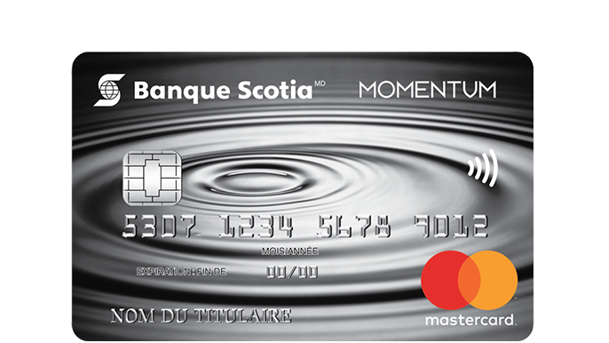 Carte de crédit Mastercard Momentum Scotia