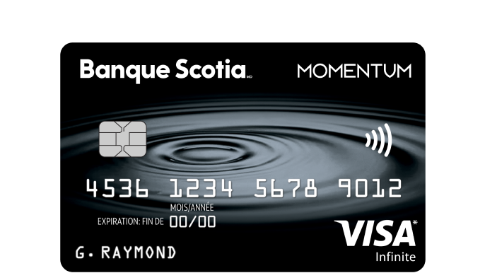 Carte de crédit Visa Infinite Momentum Scotia