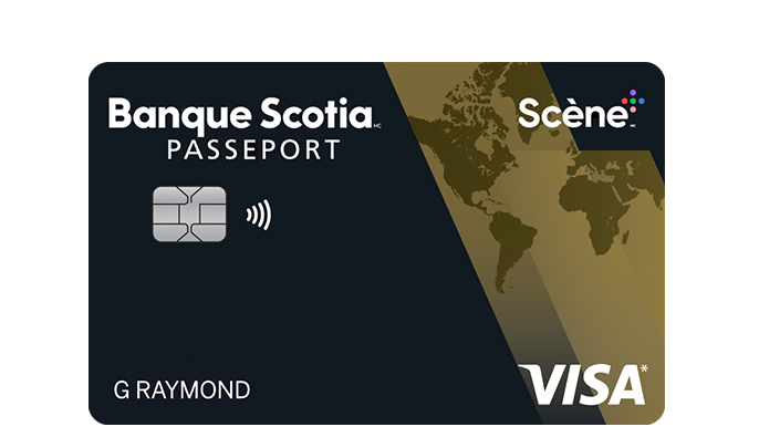 Carte Visa* Or Scotia Passeport