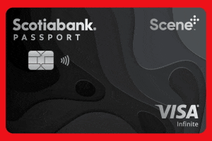 Scotiabank Passport Visa Infinite Credit Card image with Award Badge - Winner of the 2022 MoneySense Best Reward Card for everyday spending