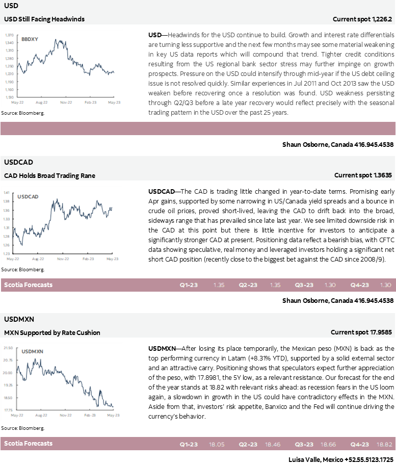 Foreign exchange outlook · Frías Portfolio Management Group · Scotia
