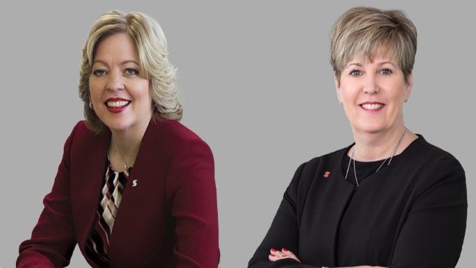 Two female Scotiabank executives share perspectives on becoming an effective leader.