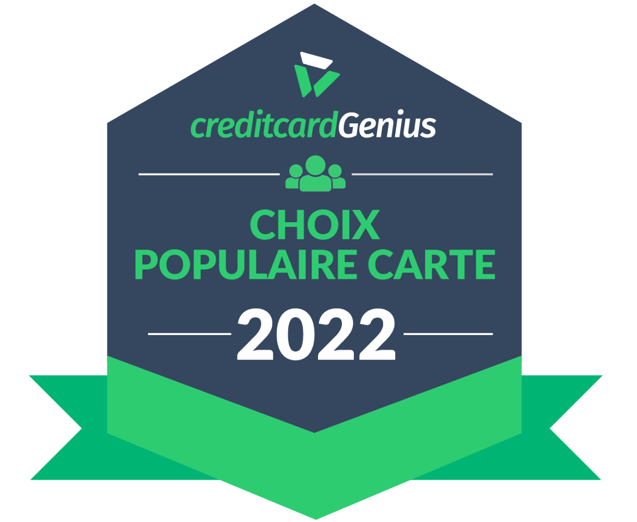 Insigne : Choix populaire carte de crédit en 2022, selon creditcardGenius