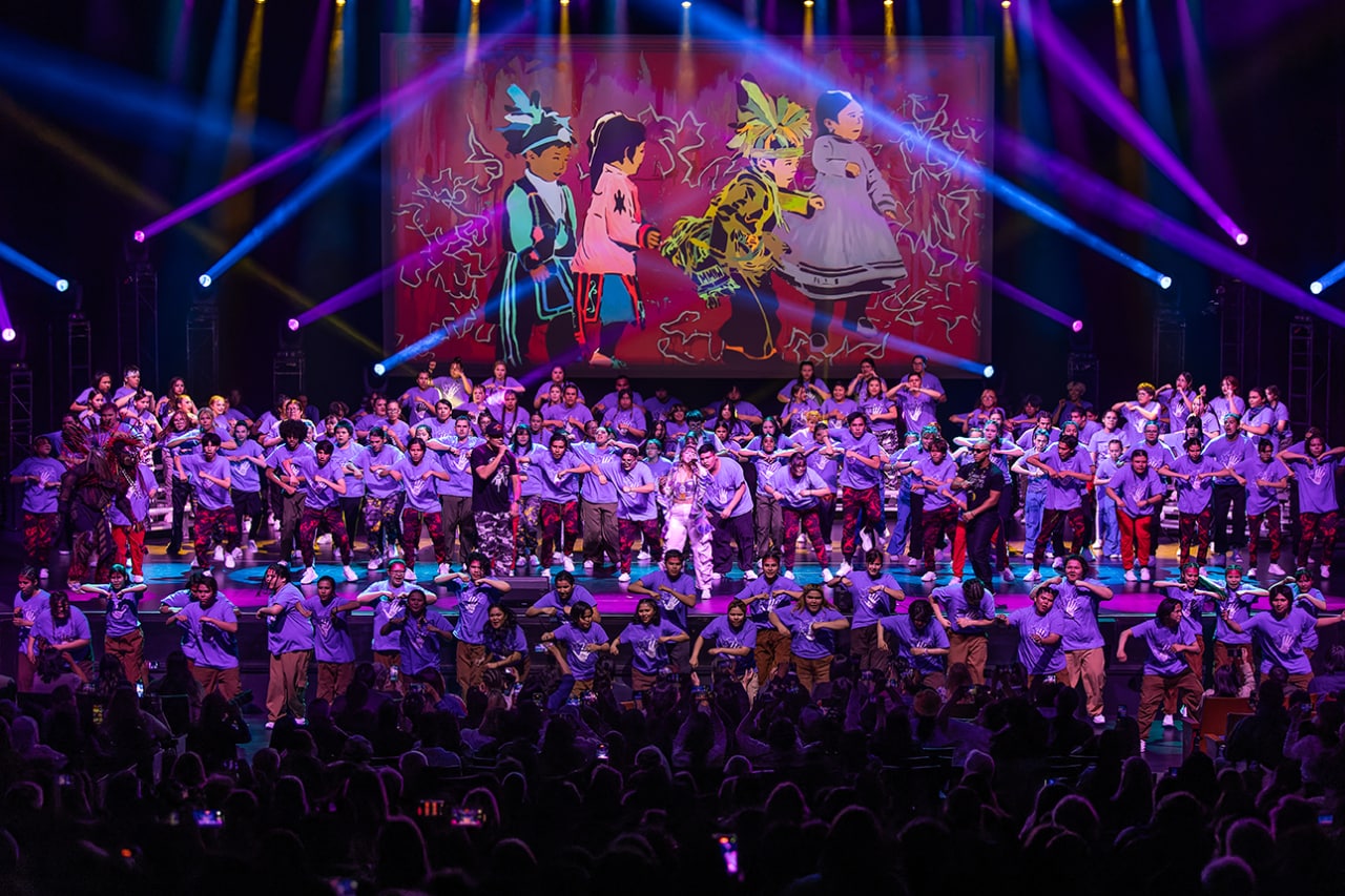 Outside Looking In performers on stage