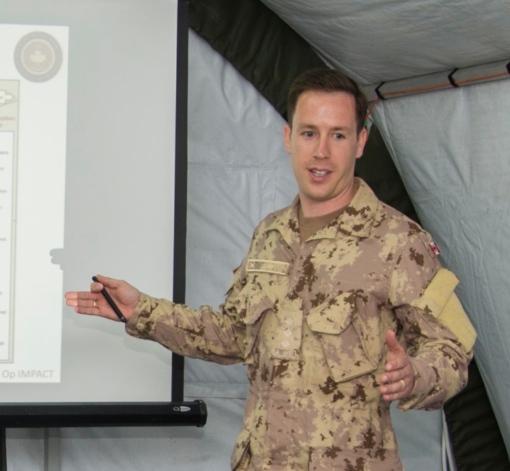 Joseph Curry deployed in Kuwait