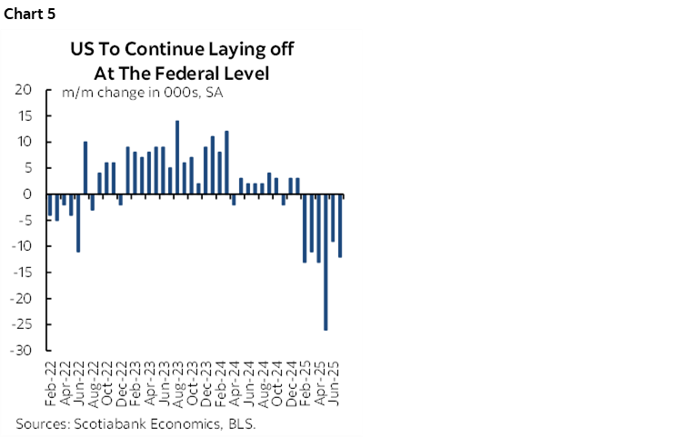 Chart 5: US To Continue Laying off At The Federal Level