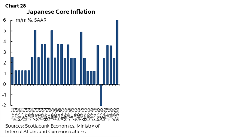 Chart 28: Japanese Core Inflation
