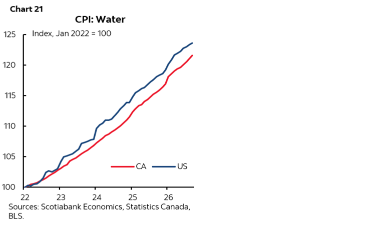 Chart 21: CPI: Water
