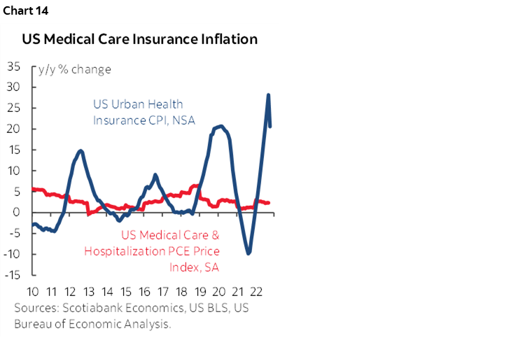 Chart 14: US Medical Care Insurance Inflation