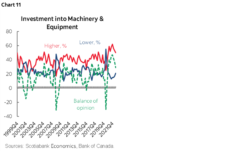 Chart 11: Investment into Machinery & Equipment