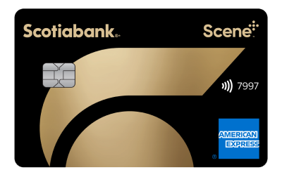 Scotiabank Gold American Express Card with Scene rewards