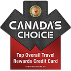Winner of the 2025 Canada’s Choice RWRDS.ca Top Overall Travel Rewards Card 