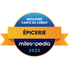 Meilleure carte de crédit pour l'épicerie - Milesopedia 2025