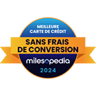 Meilleure carte de crédit sans frais de change en 2024, selon milesopedia
