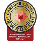 Meilleure carte de crédit sans frais de change en 2024 dans le cadre des prix Canada’s Choice de RWRDS.ca