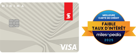 Carte Visa minima Scotia - Meilleure carte en 2025, faible taux d'intérêt, selon milesopedia
