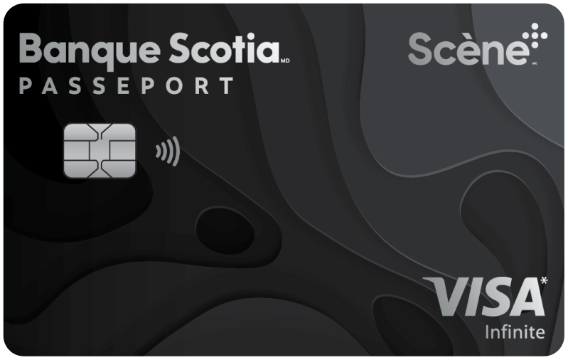 Carte Visa Infinite Passeport Banque Scotia - Scene+