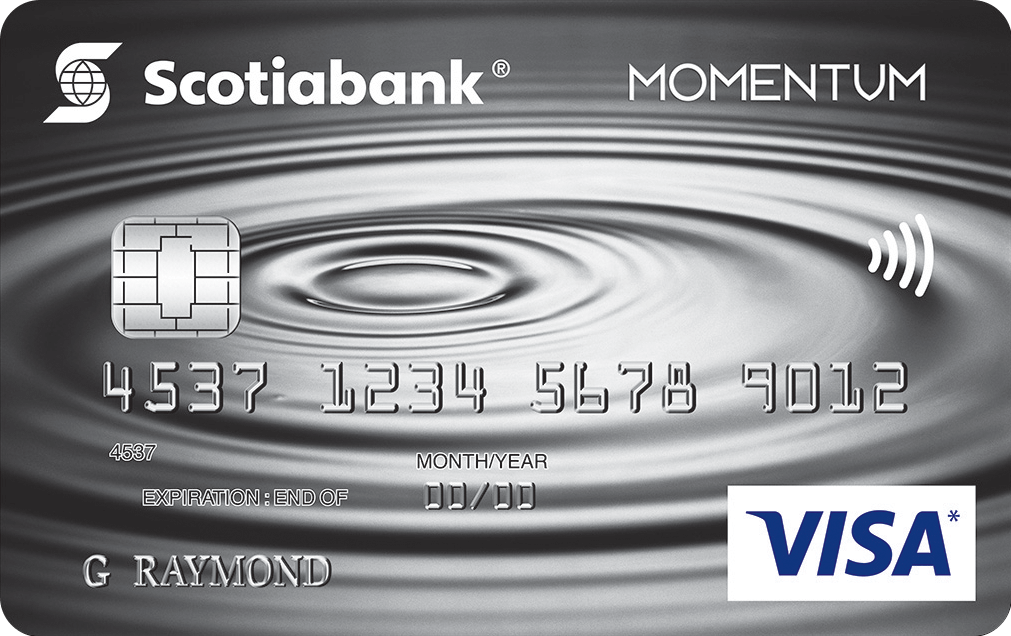 Scotia Momentum No-fee Visa credit card