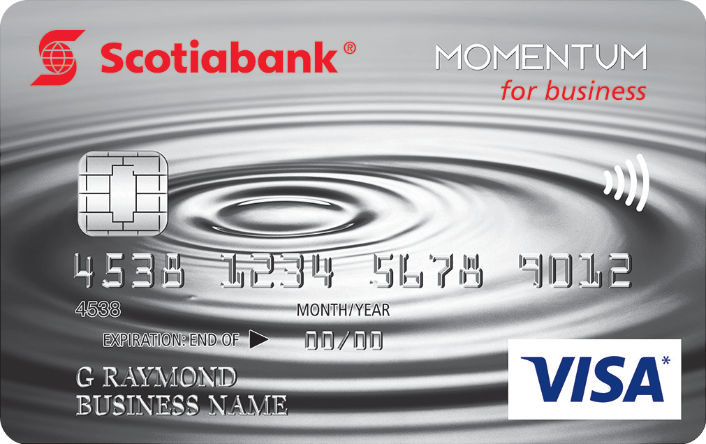 Scotia Momentum for Business Visa credit card