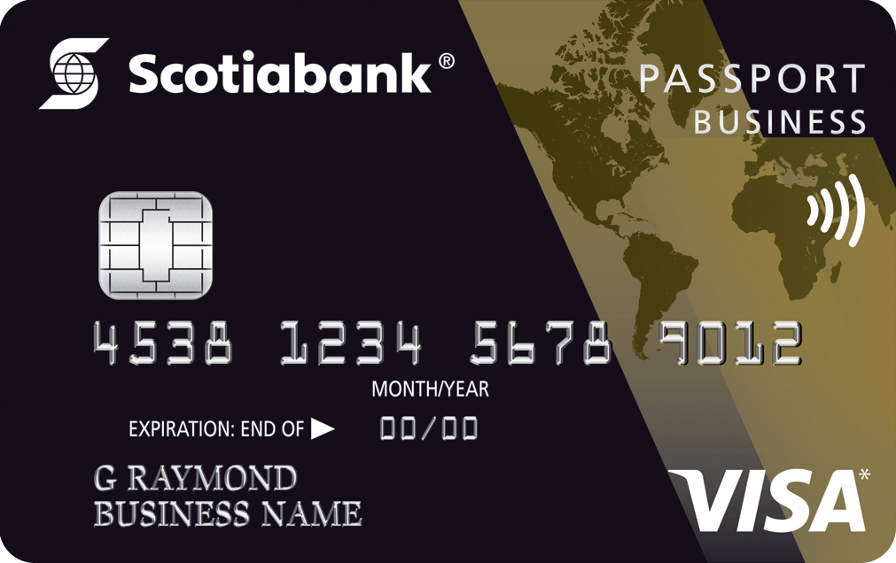 ScotiaGold Passport for business Visa Card