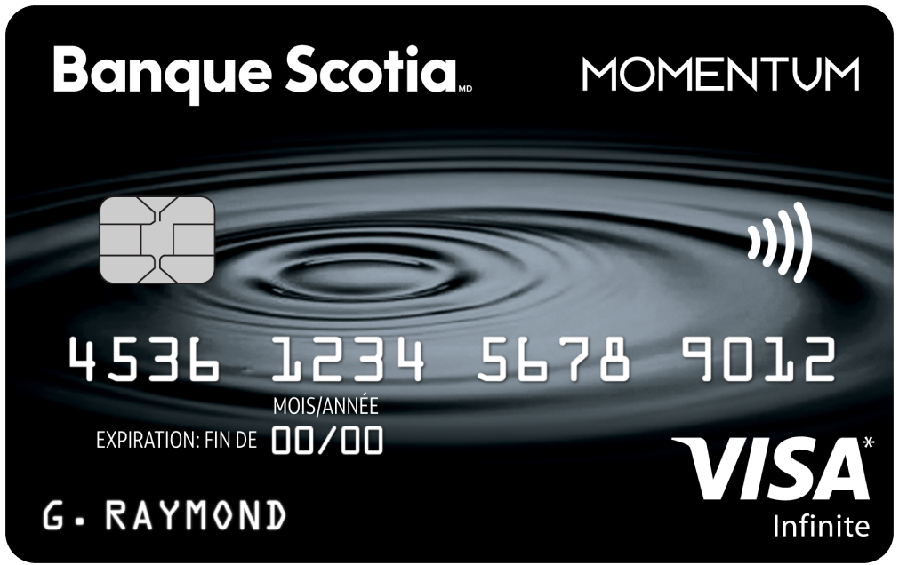Carte Visa Infinite Momentum Scotia
