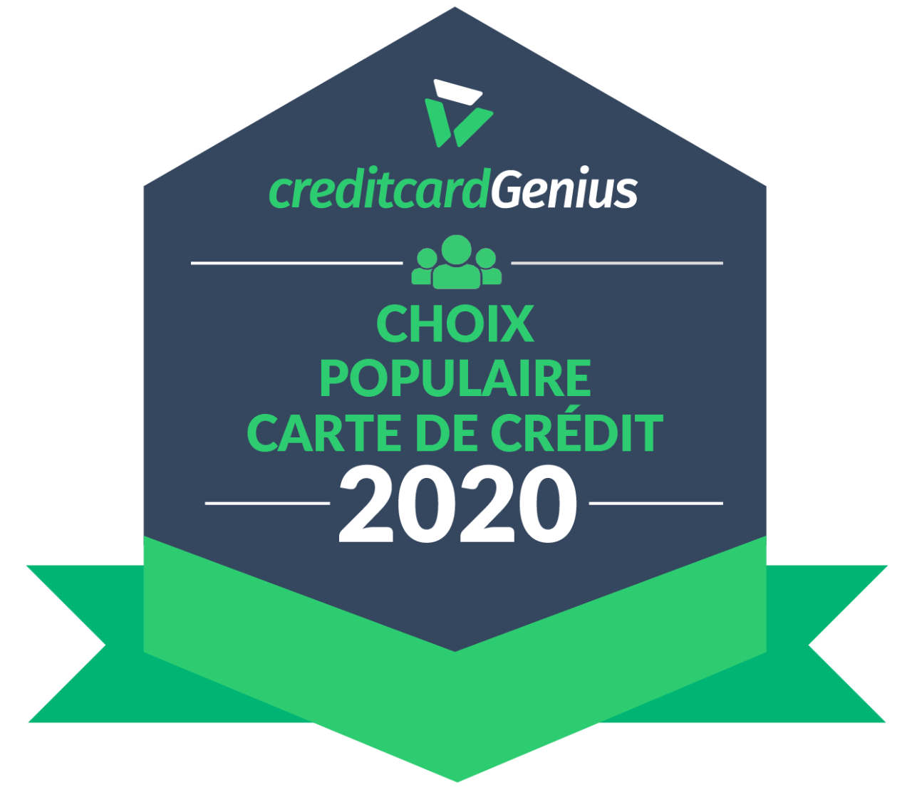  Insigne: People's Choice Credit Card 2020 Award by CreditCardGenius
