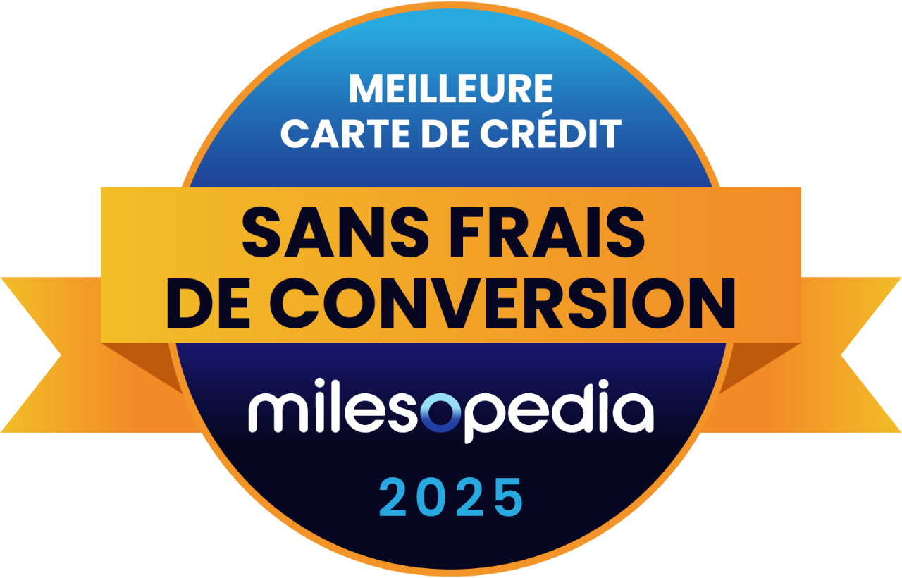 Meilleure carte en 2025, sans frais de conversion, selon milesopedia