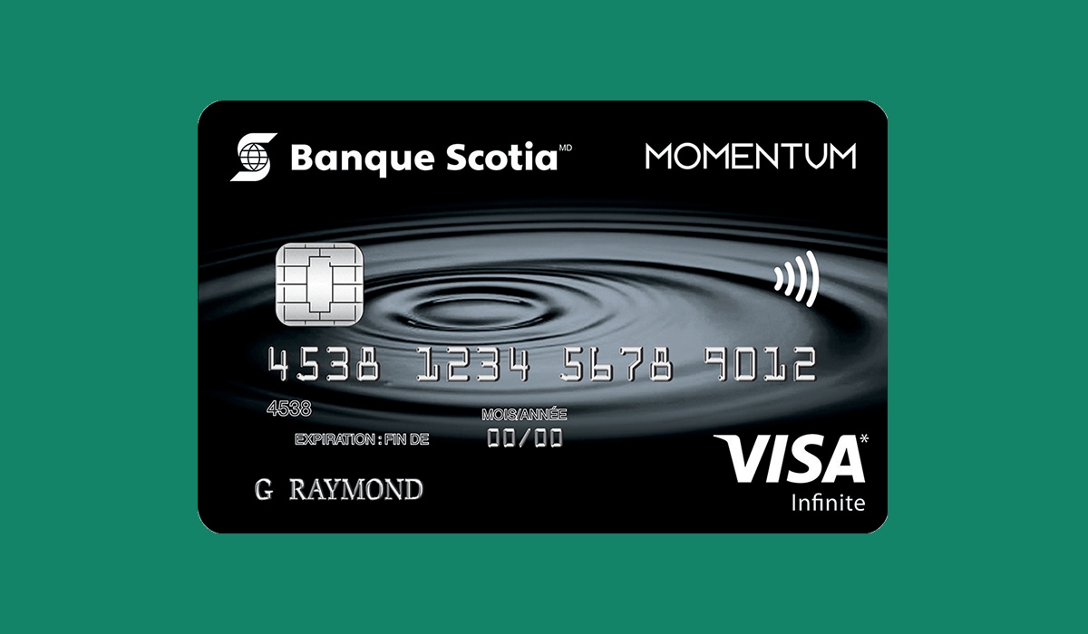 Carte de crédit Visa Infinite Momentum Scotia