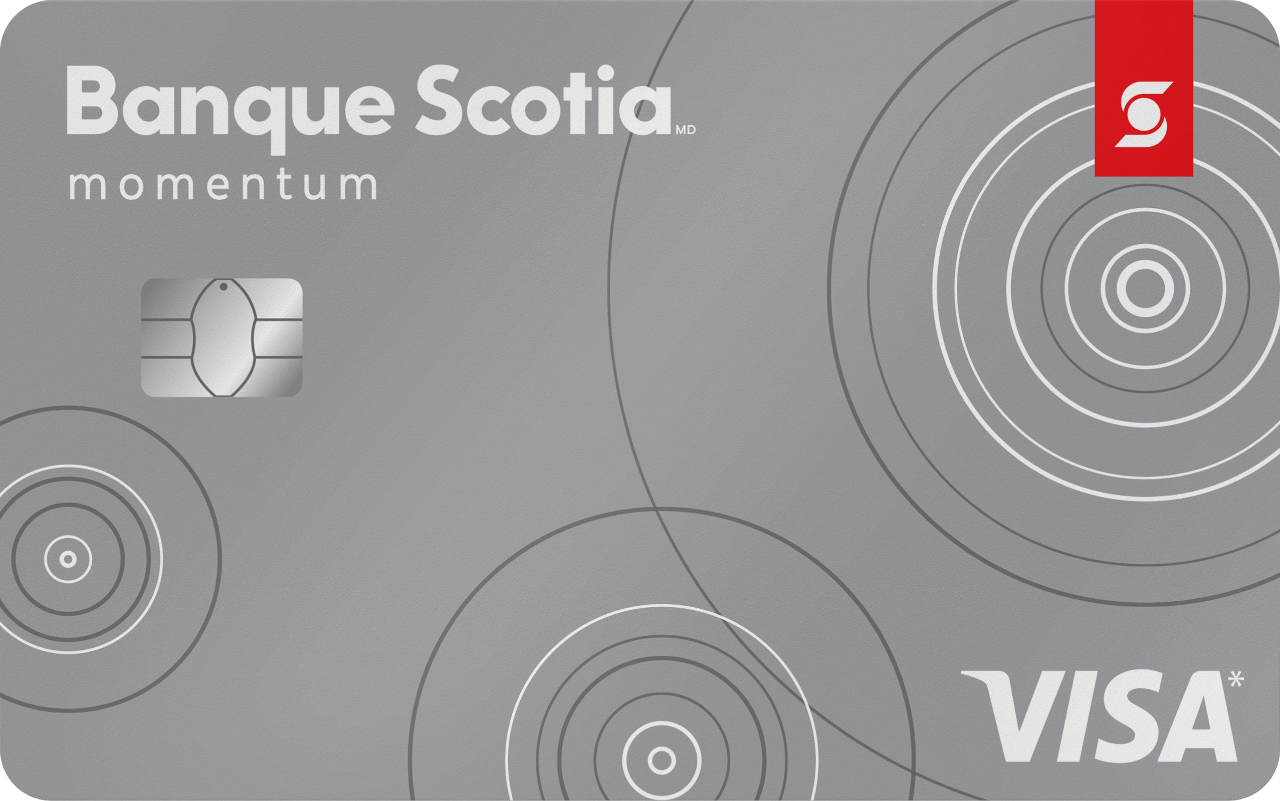 Carte Visa Momentum Scotia sans frais annuels