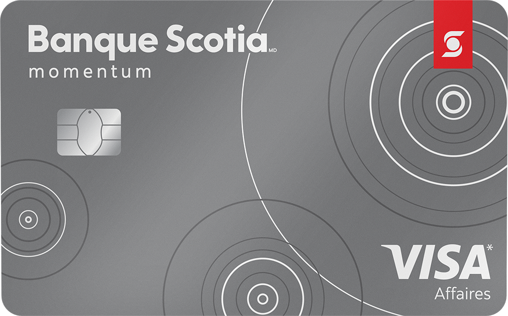 Carte Visa Momentum Scotia pour entreprise
